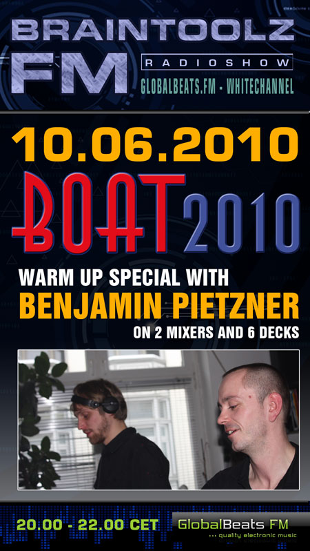 [10.06.2010] BrainToolz.FM Boat Special @ Globalbeats.fm