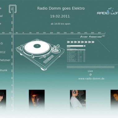 [19.02.2011] Radio Domm Electro Day